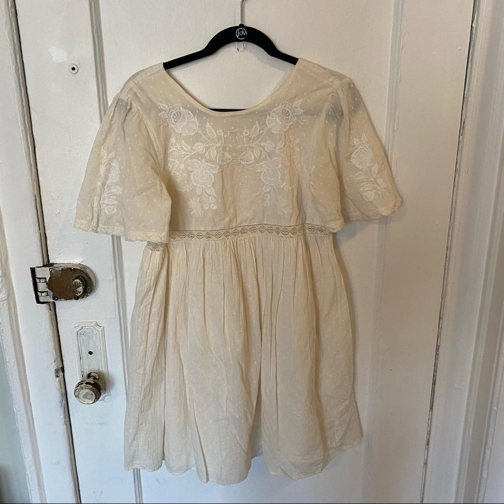 Zara White Lace Dress